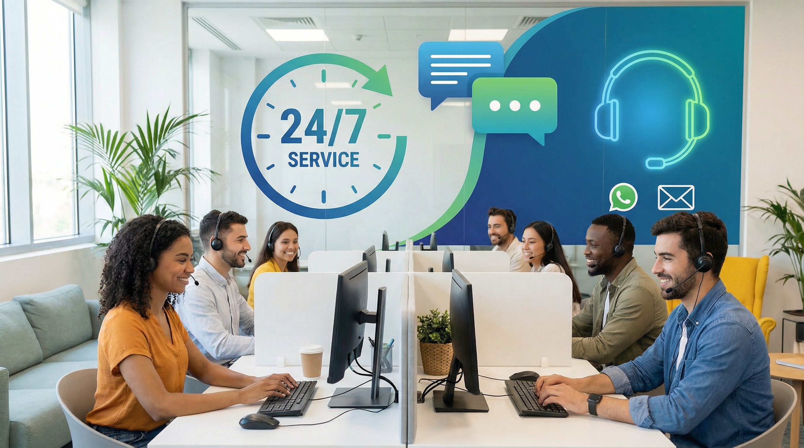 博彩平台24/7客户支持团队